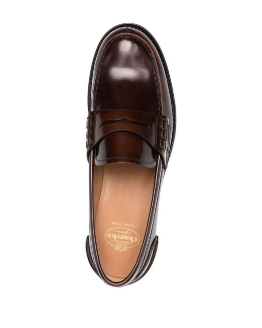 Church's Brown Pembrey W5 Polished Fum㨠Loafer