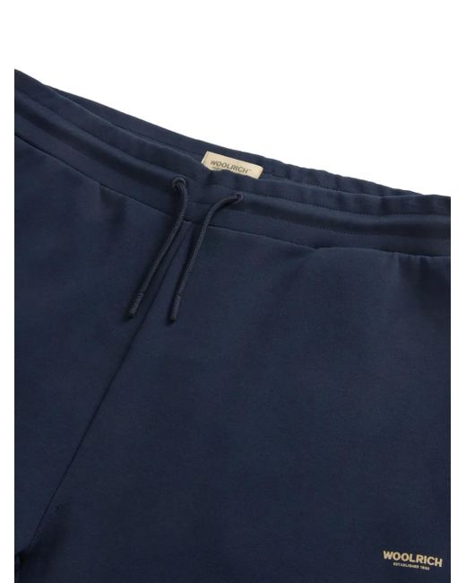 メンズ Woolrich ロゴ スウェットパンツ Blue