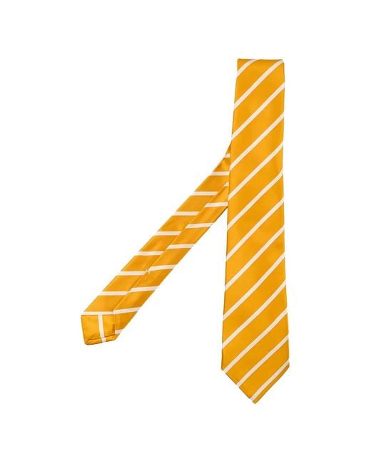 Kiton Metallic Diagonal-Stripe Tie for men