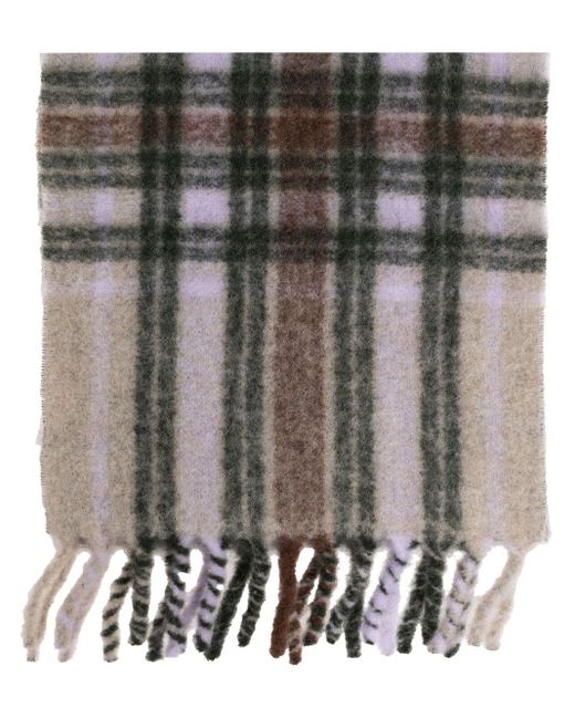 Paul Smith Black Checked Scarf