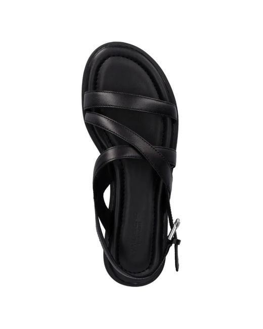 Vagabond White Zaida Crossover-Strap Buckled Sandals