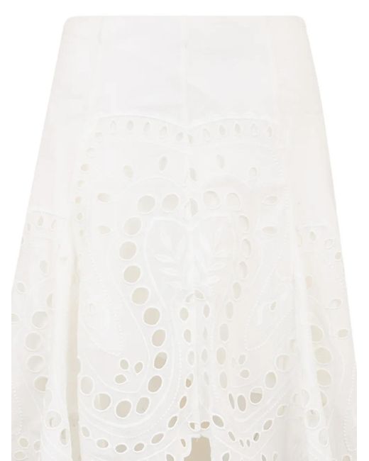 Charo Ruiz White Asymmetrischer Finn Rock