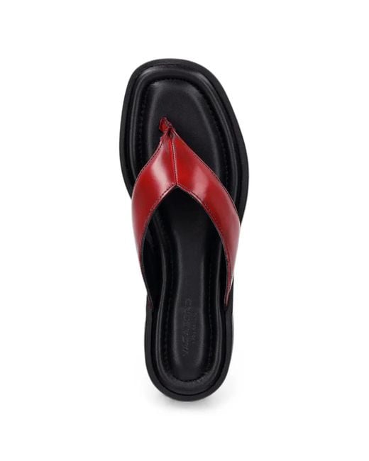 Vagabond Red Danya Platform Flip-Flops
