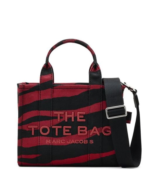 Marc Jacobs Red Zebra-Print Tote Bag