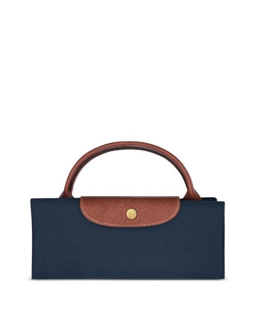 Longchamp Blue Extra Large Le Pliage Holdall Bag