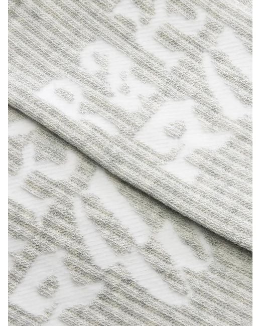 by Parra White Error Logo Crew Socks for men