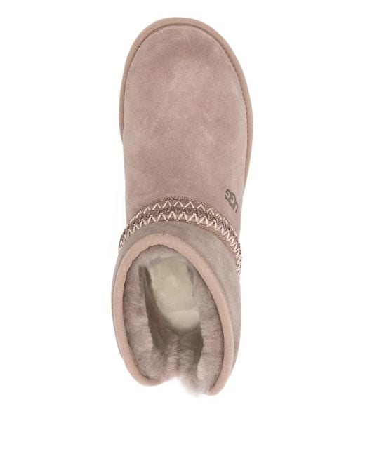 Ugg Brown Mini Crescent Stiefel