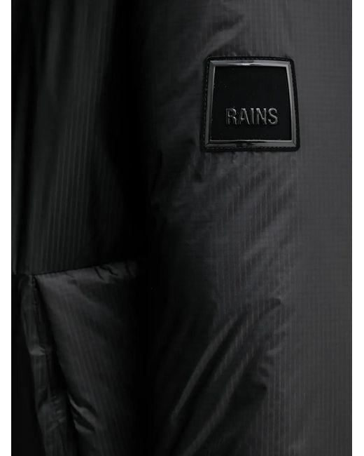 Rains 17240 Torna Insulated フーデッドジャケット Black