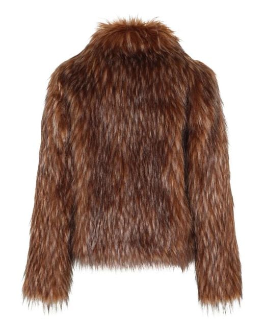 Chaqueta Fur Delish Unreal Fur de color Brown