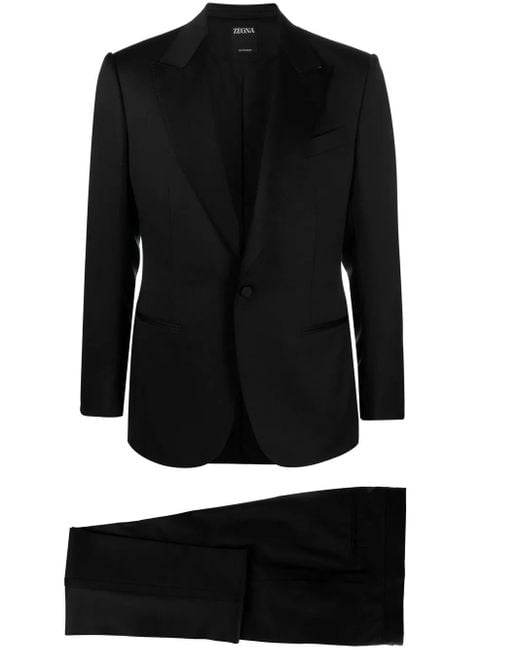 メンズ Zegna シングルスーツ Black