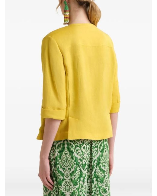 Maliparmi Yellow Buttoned Jacket