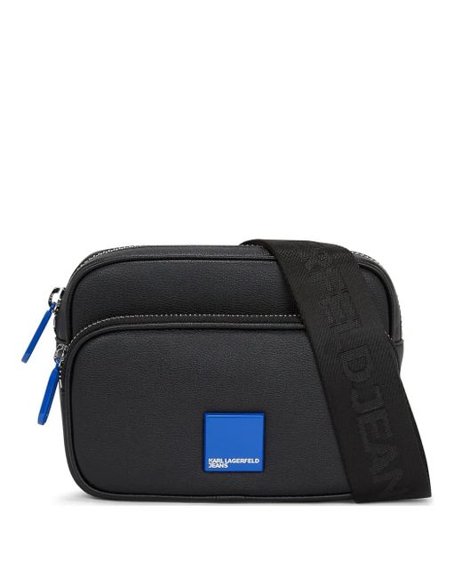 メンズ Karl Lagerfeld メッセンジャーバッグ Black