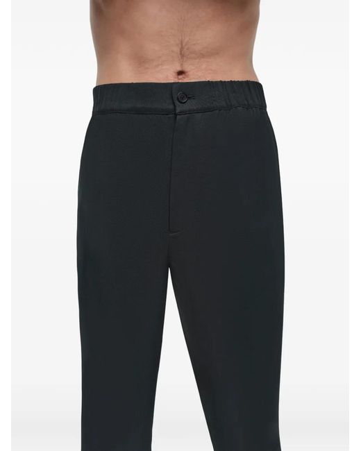 Jonathan Simkhai Black Kip Soft Pull-On Trousers for men
