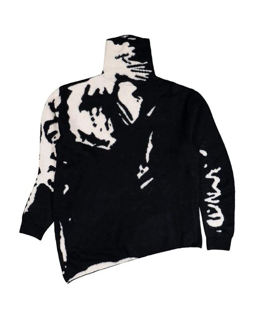Doublet Black Long-Sleeve Sweater