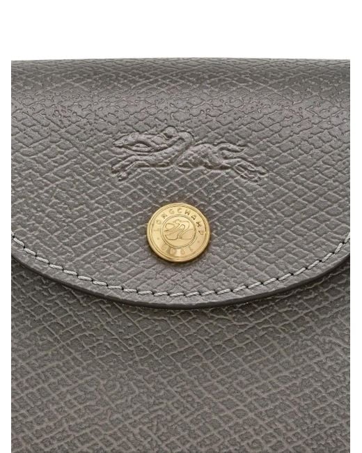 Longchamp Gray Épure Top-Handle Leather Mini Bag
