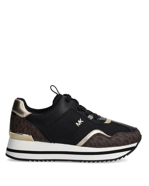 MICHAEL Michael Kors Black Raina Trainer