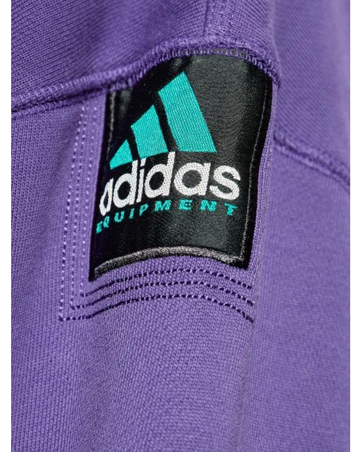 Hoodie Zippé À Patch Logo Adidas pour homme en coloris Purple