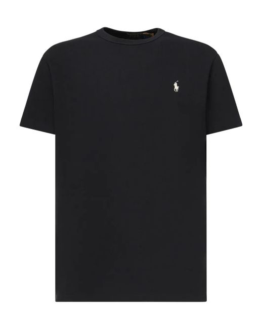 Polo Ralph Lauren T-Shirt mit Logo-Stickerei in Black für Herren