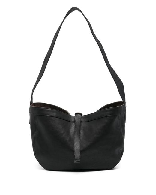 TAIGA TAKAHASHI Black Small Lot. 018 Newsboy Shoulder Bag for men