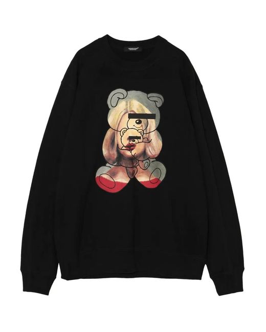Undercover Black Bear-Print Sweatshirt for men