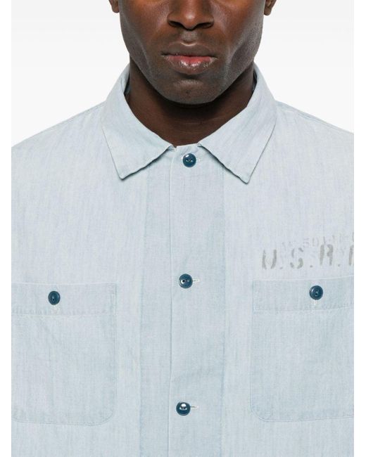 Polo Ralph Lauren Blue Short Sleeve-Sport Shirt for men