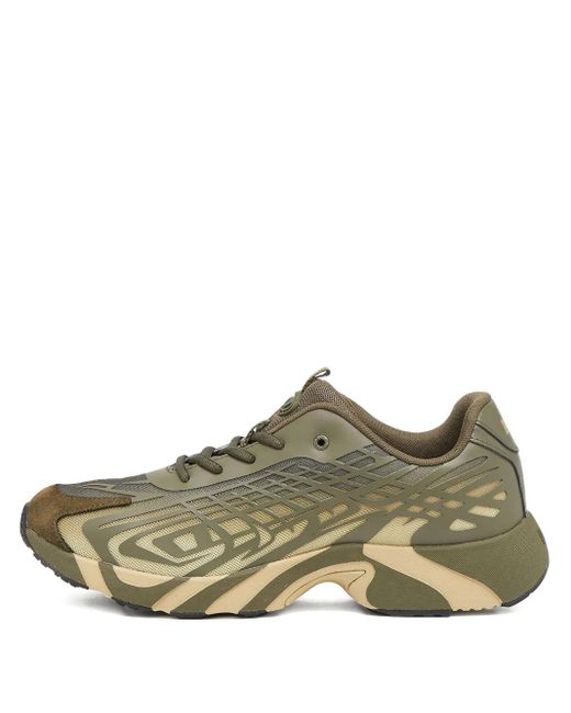 DIESEL Green S-D-Vit's 500 Low Sneakers for men