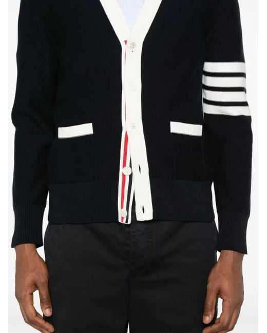 Thom Browne Vest Met V-Hals in het Black voor heren