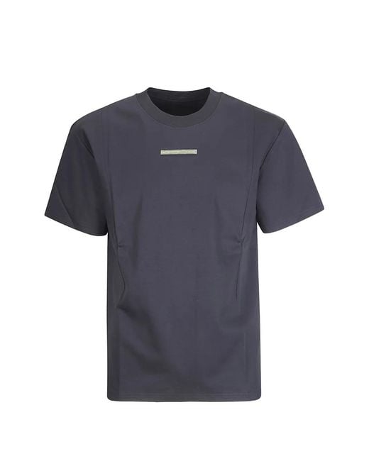 HELIOT EMIL Blue Plaque T-Shirt for men