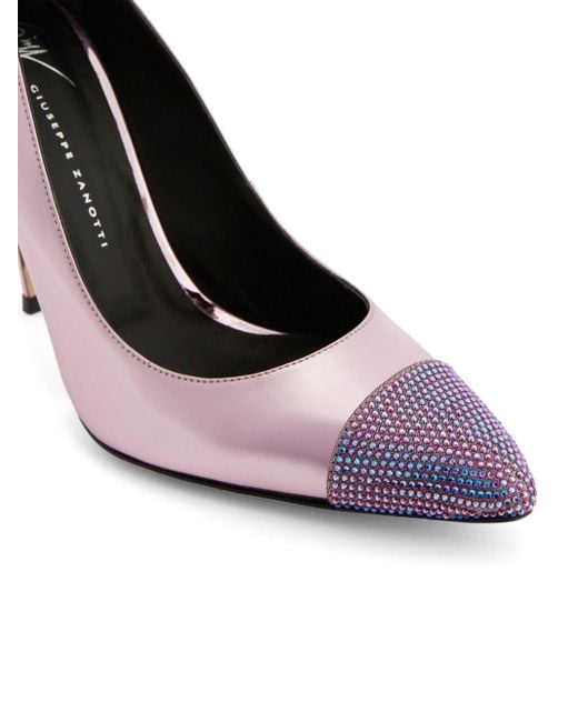Zapatos Jakye Shine con tacón de 105mm Giuseppe Zanotti de color Pink