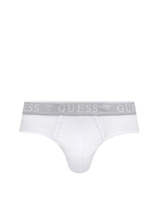 Guess Blue Lot De Deux Slips À Taille Logo for men