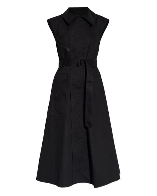 Y-3 Black Twill Dress