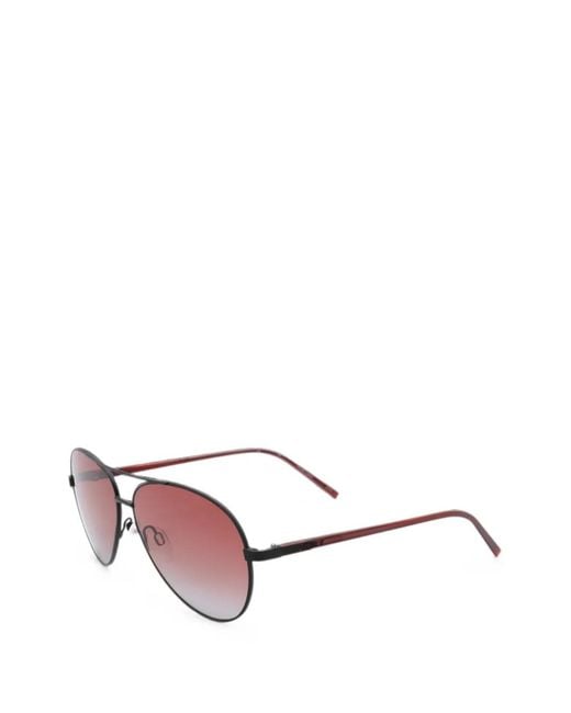DKNY Pink Gradient Pilot-Frame Sunglasses