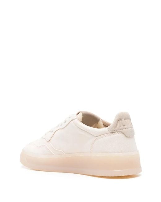 Autry Pink Medalist Sneaker