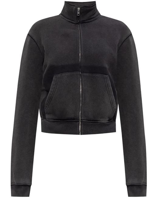 Alexander Wang Black Cropped Cotton Jacket