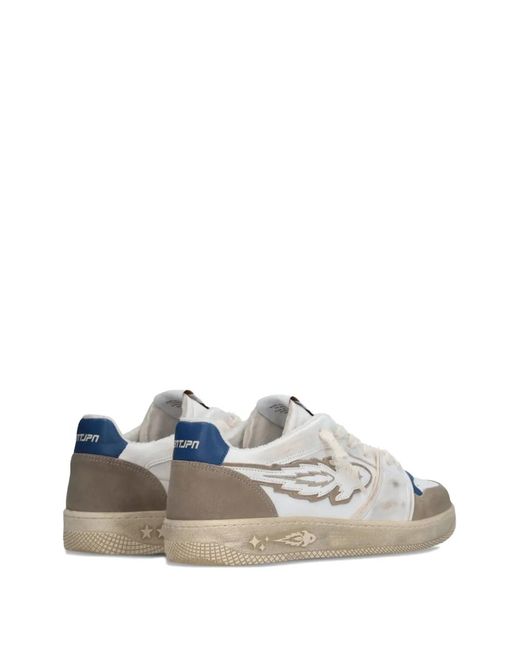 ENTERPRISE JAPAN White Egg Rocket 1 Appliqués Sneakers for men