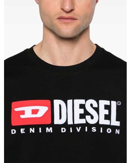 メンズ DIESEL T-box-ls-div Tシャツ Black