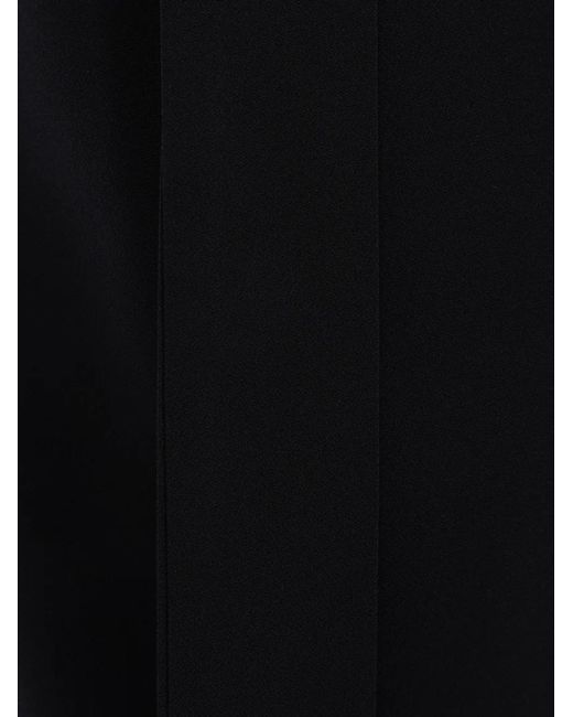 Raquel Diniz Black V-Neck Tie Blouse