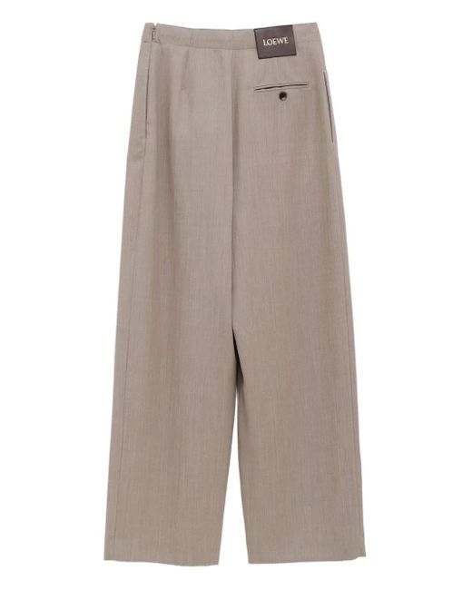 Loewe Gray Belted Pants
