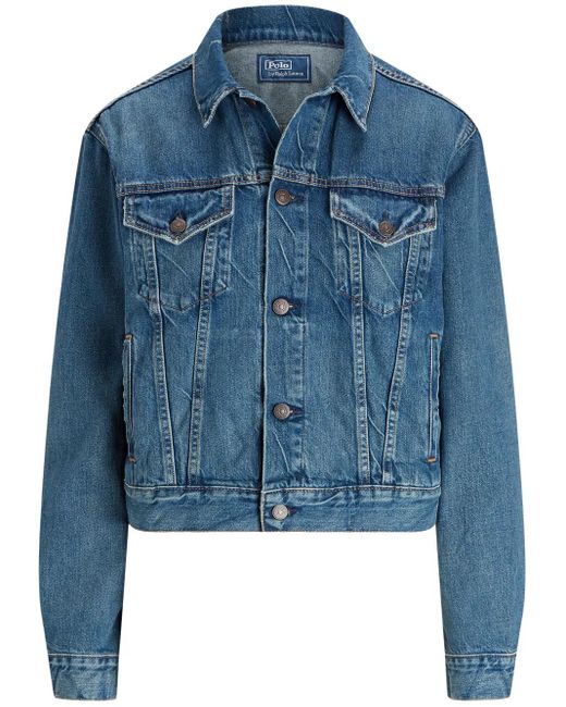 Polo Ralph Lauren Blue Button-Up Jacket
