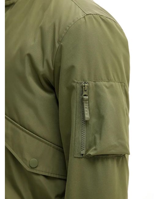 Benetton Green Sleeve-Pocket Jacket for men