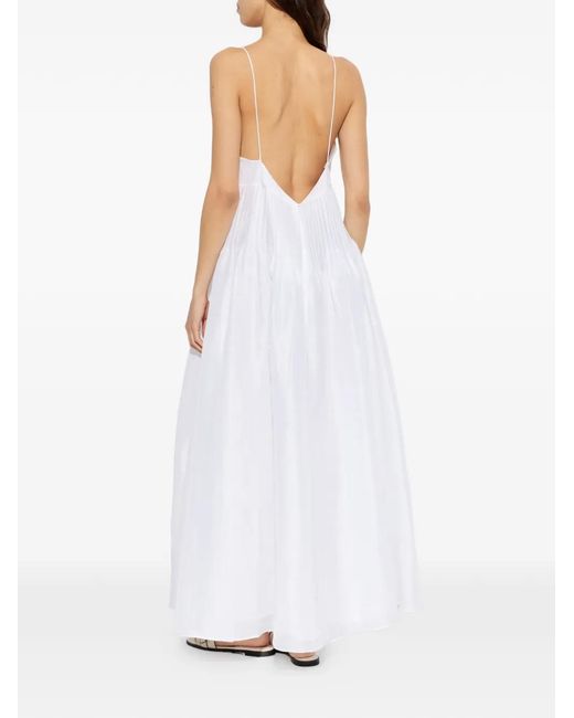 Tory Burch White Off-Shoulder Dress