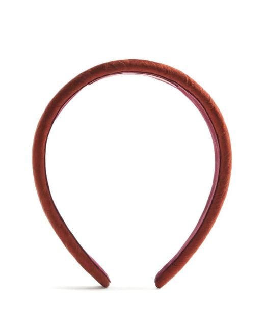 LaDoubleJ White Textured Flat Headband