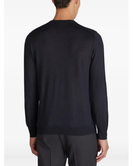 Pull À Col Rond Zanone pour homme en coloris Blue