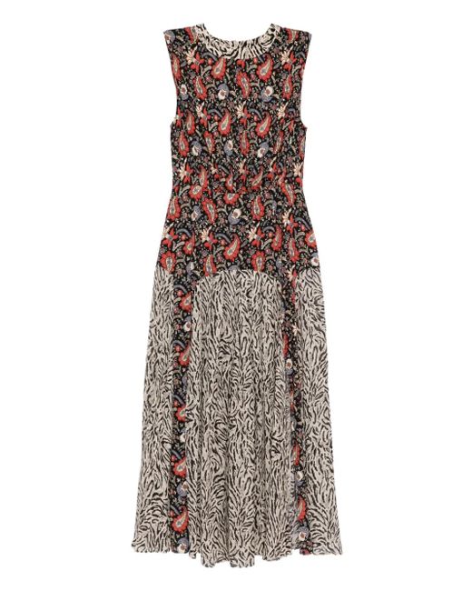 Rixo Brown Coraline Dress