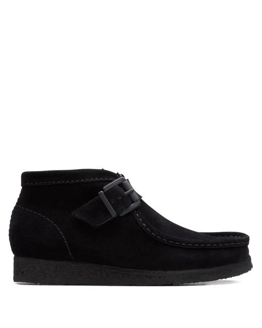 Clarks Black Walla Stiefel Mit Schnalle