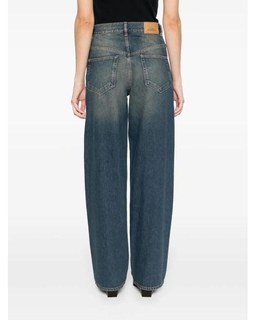 Isabel Marant Blue Joanny Denim Pants