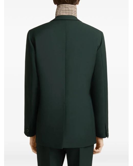 Marni Green Veste En Techno-Tissu Foncé for men