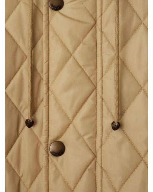 Burberry Natural Quilted Parka