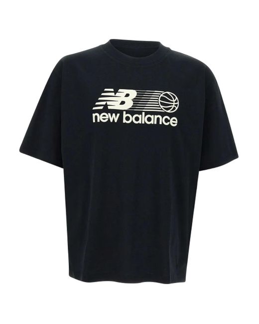 New Balance ロゴ Tシャツ Black