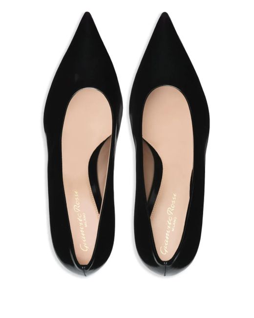 Gianvito Rossi Black 55Mm Robbie Pumps